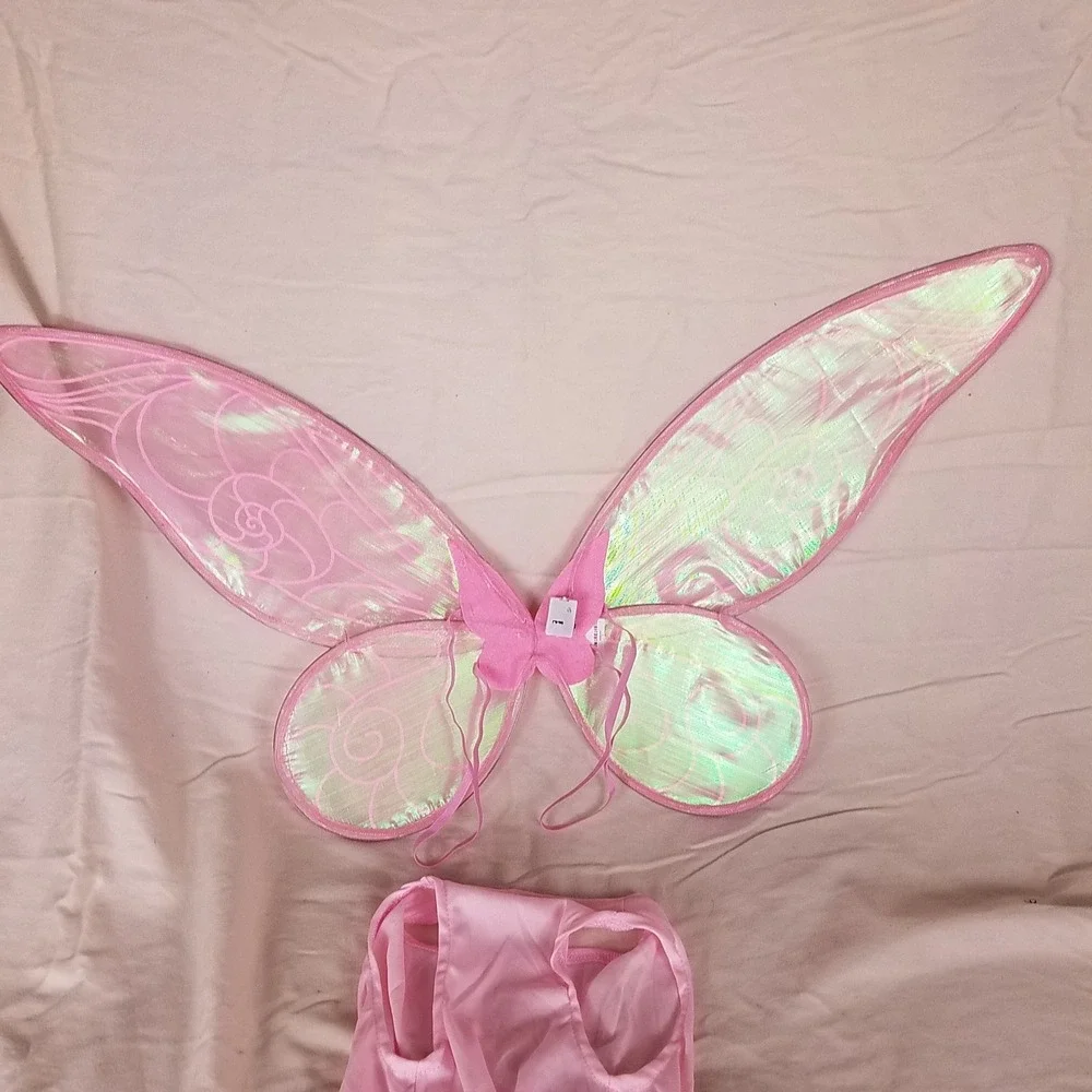 Funcredible birthday Fairy Costume Kids Pink Excellent Light Up Wings Girl Dress